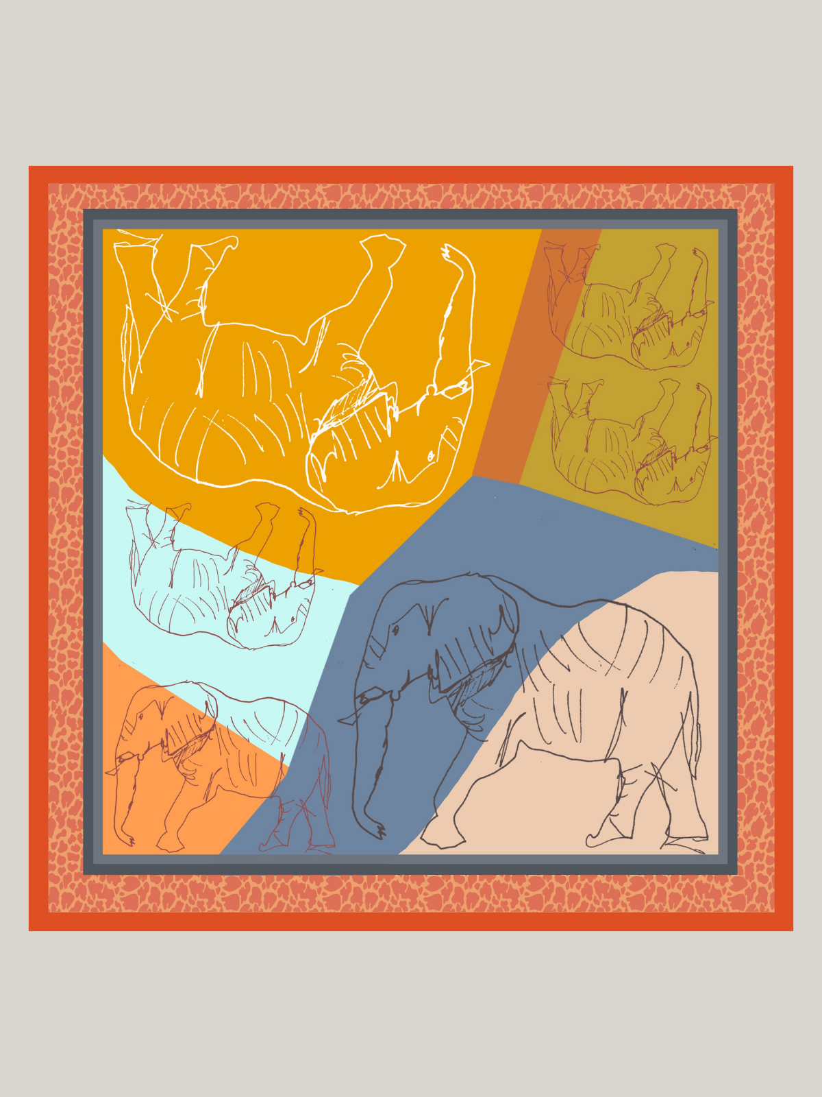 Etosha Elephant 90x90