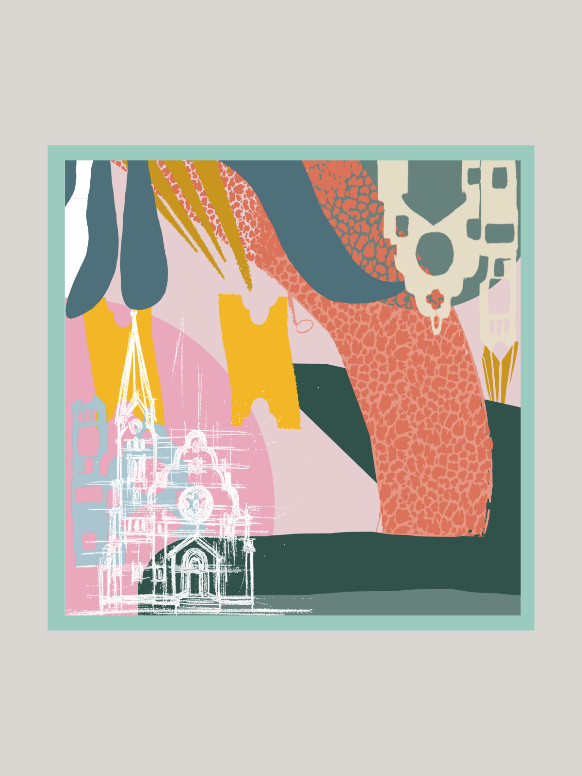 Windhoek Landmark (Pink)